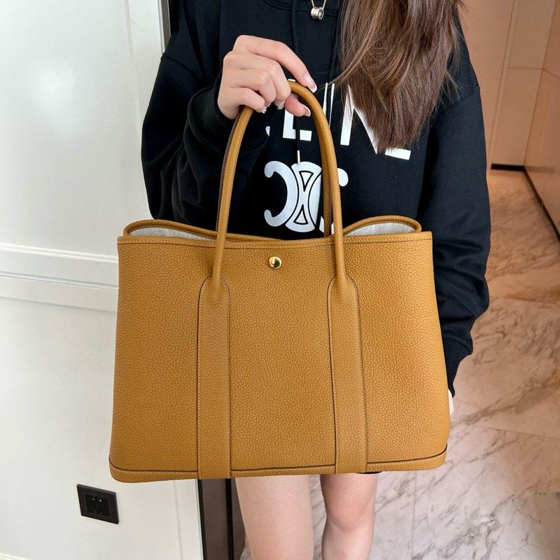 Hermes Garden Party 36 Clemence 2S Sesame GHW
